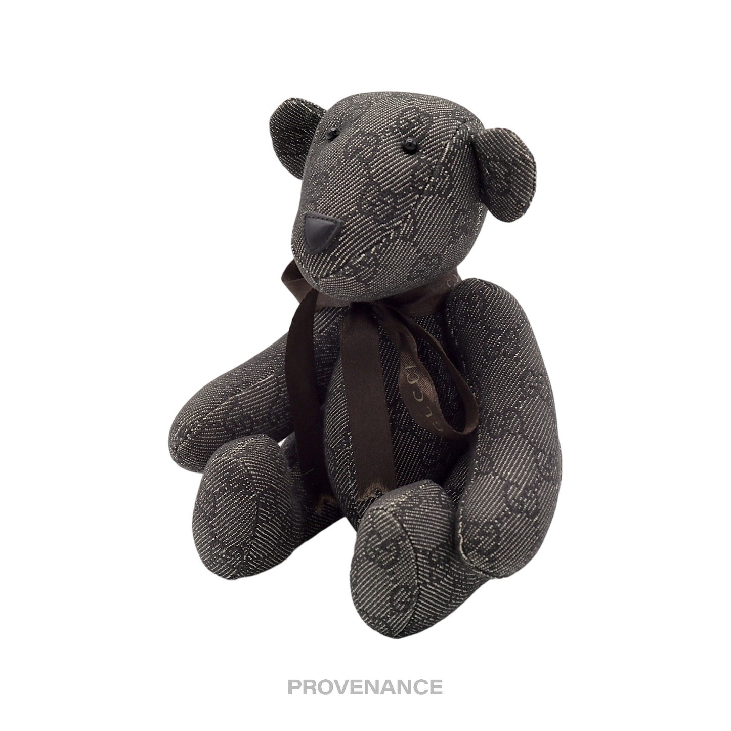 🔴 Gucci Teddy Bear - Charcoal GG Canvas