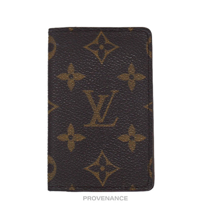 🔴 Louis Vuitton Pocket Organizer Wallet - Monogram