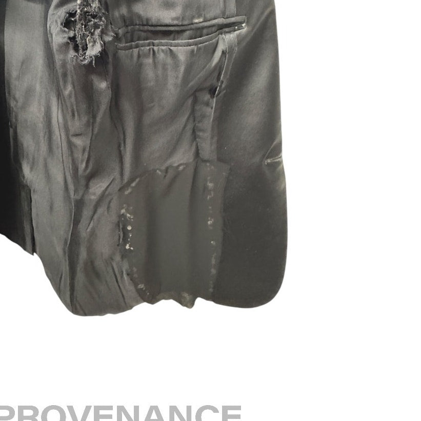 🔴 Saint Laurent Paris SLP Destroyed Tuxedo Dinner Jacket 44