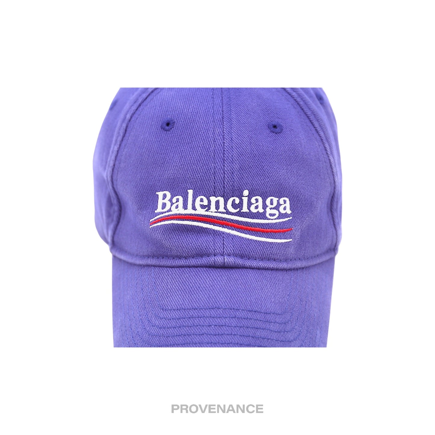 🔴 Balenciaga Political Campaign Cap Hat - Washed Blue