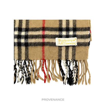 🔴 Burberry Scarf - PURE CASHMERE Nova Check