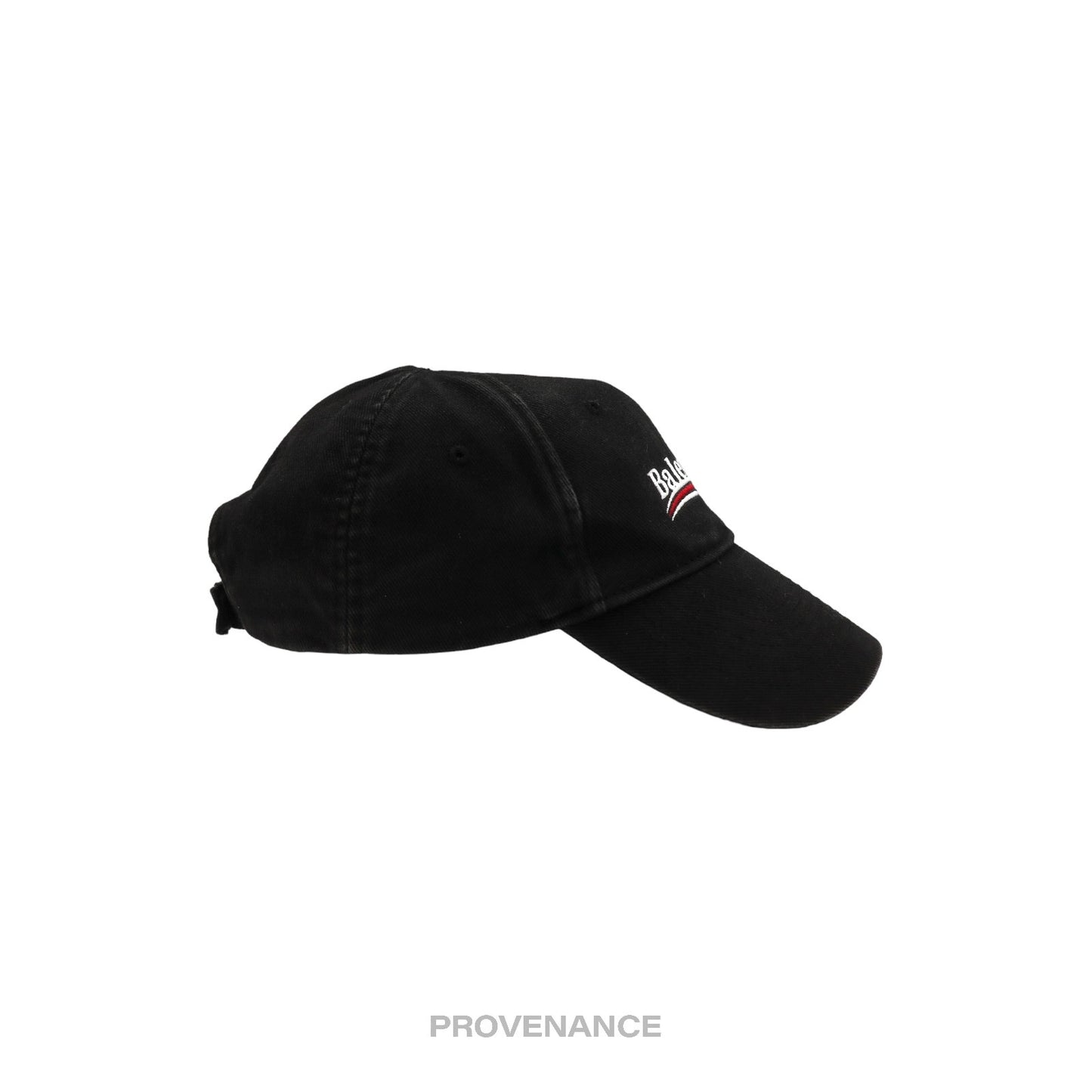 🔴 Balenciaga Political Campaign Cap Hat - Washed Black