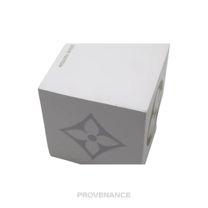 🔴 Louis Vuitton Monogram Desk Sticky Note Pad - White