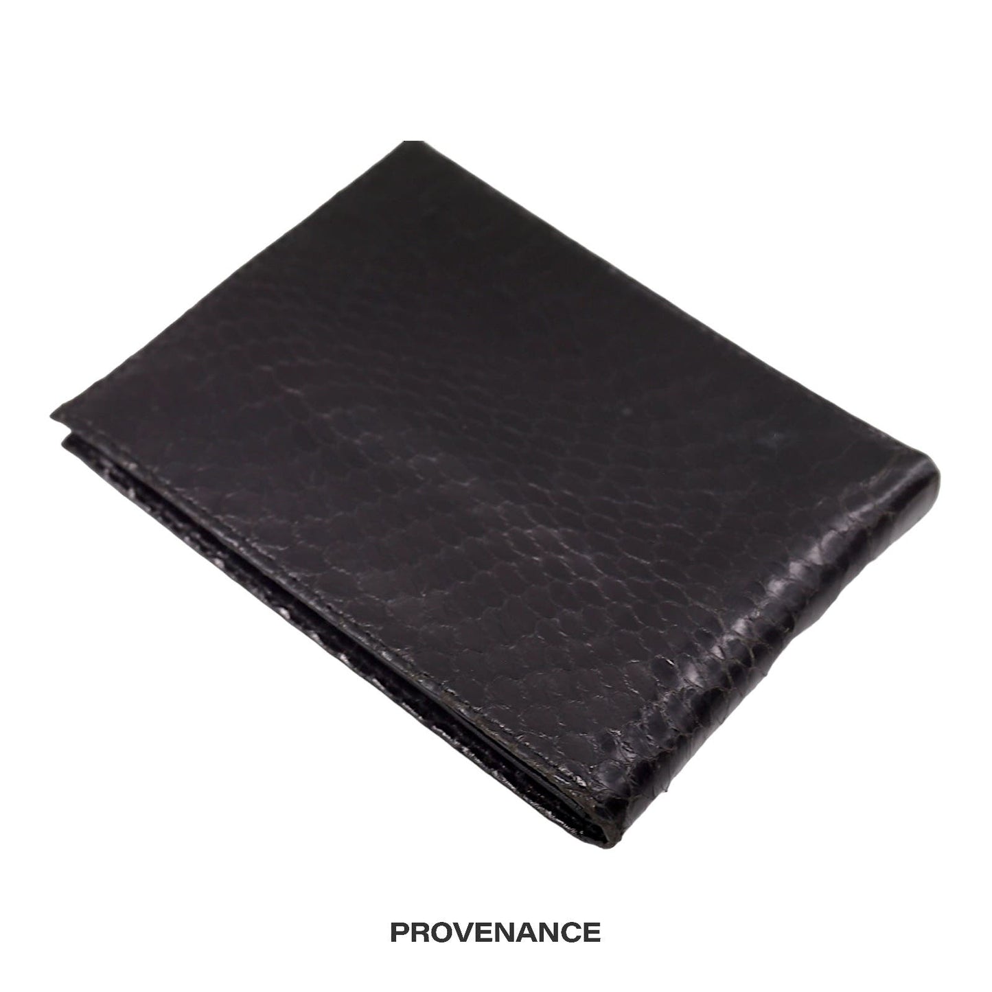 🔴  Christian Dior Bifold Wallet - Black Snakeskin