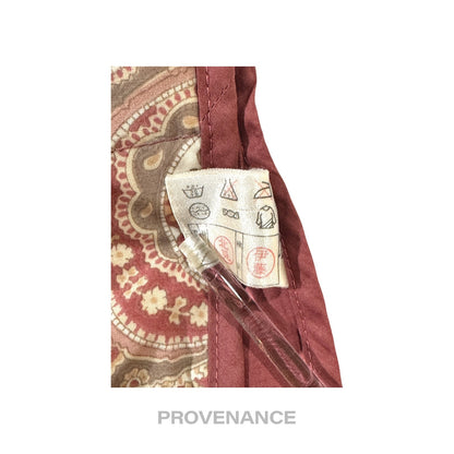 🔴 Celine Logo Padded Down Vest - Red Paisley