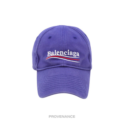 🔴 Balenciaga Political Campaign Cap Hat - Washed Blue