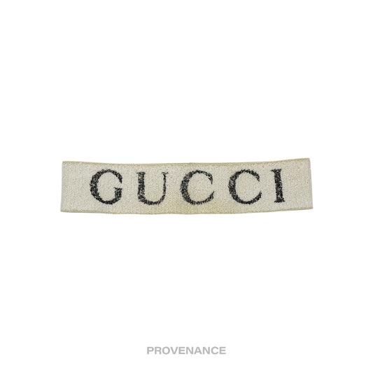 🔴 Gucci Logo Headband - Off-White