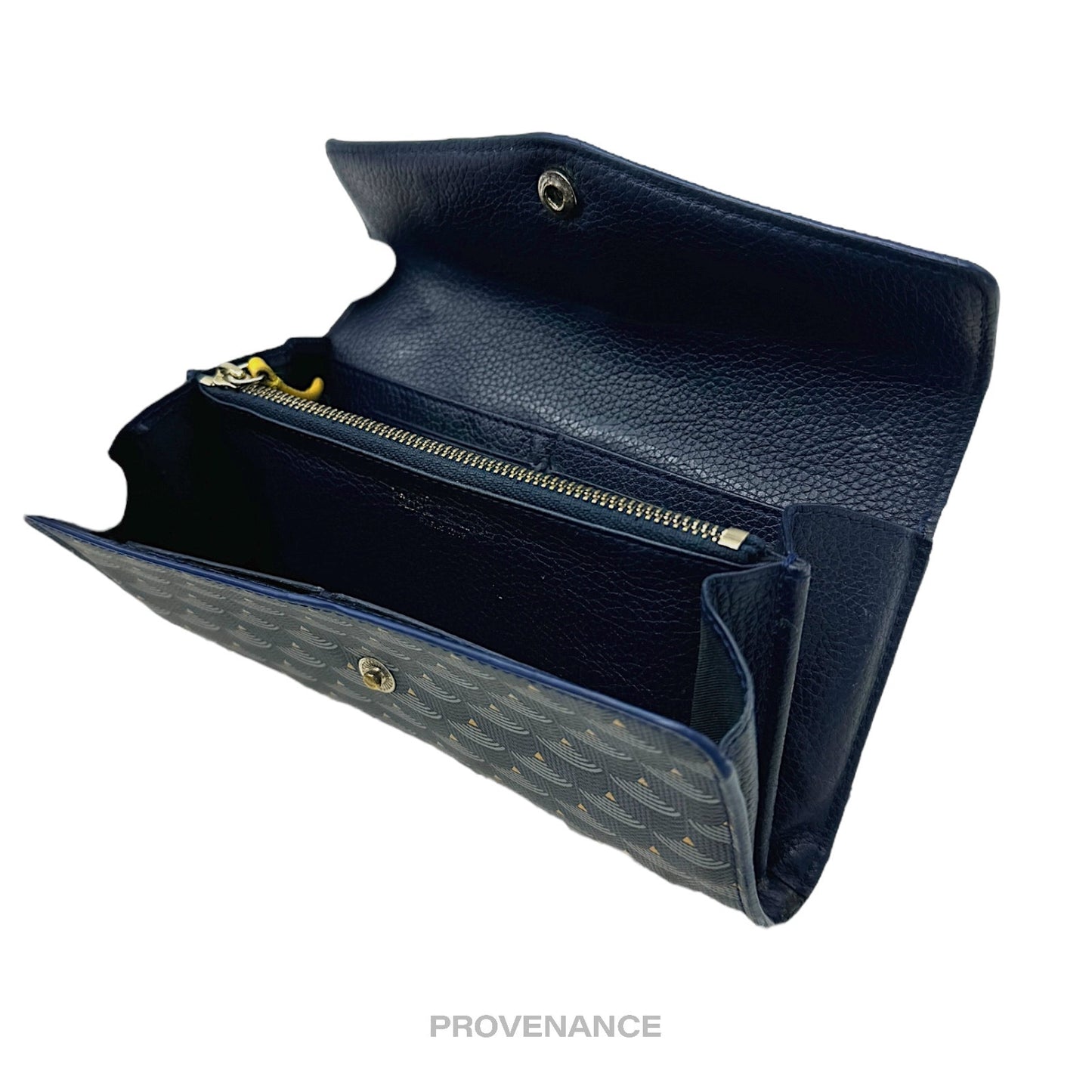 🔴 Faure Le Page Rabat Grand Long Wallet - Blue Ecailles