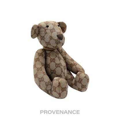 🔴 Gucci Teddy Bear - GG Canvas Tan