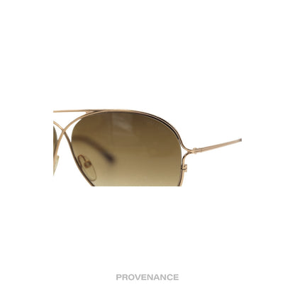 🔴 Tom Ford Shooting Sunglasses - Gold Brown Gradient