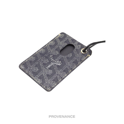 🔴 Goyard ID Lanyard Card Case - Grey Goyardine
