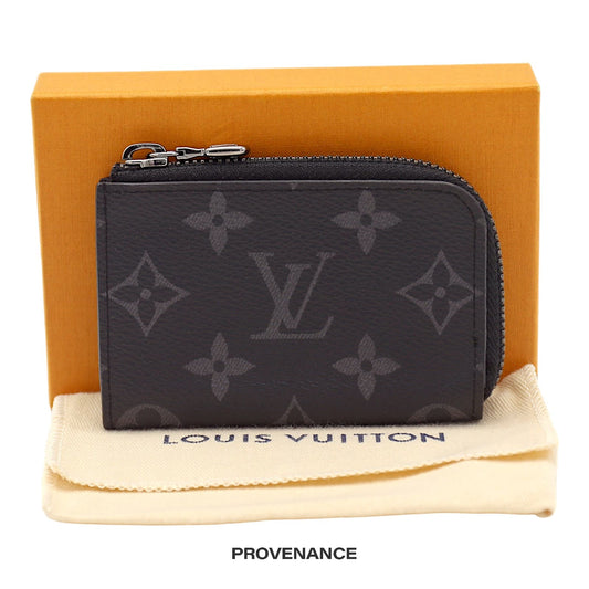 🔴 Louis Vuitton Zippy Card Wallet - Monogram Eclipse