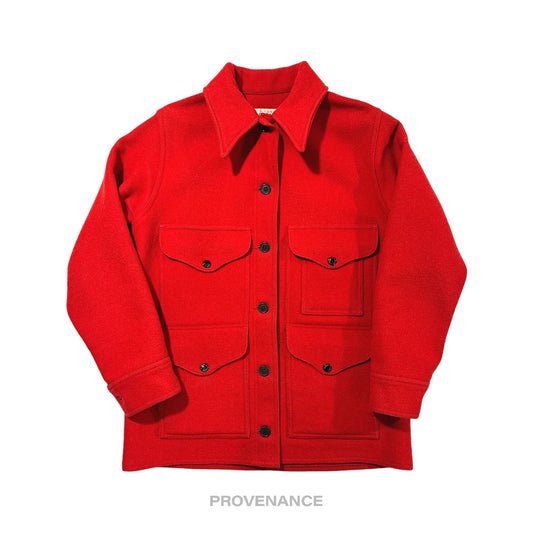 🔴  Filson Mackinaw Wool Cruiser Jacket - Scarlet Red W10