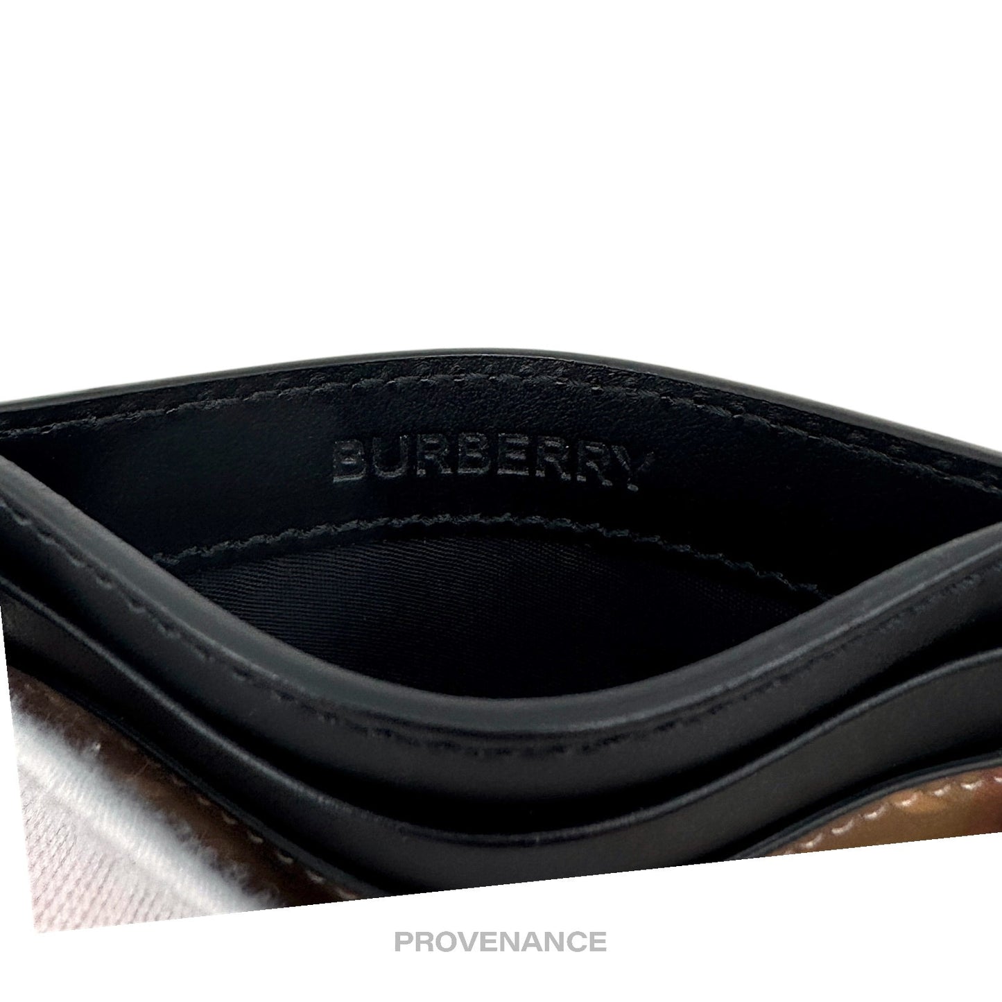 🔴 Burberry Card Wallet - Hologram Lenticular Monogram Check