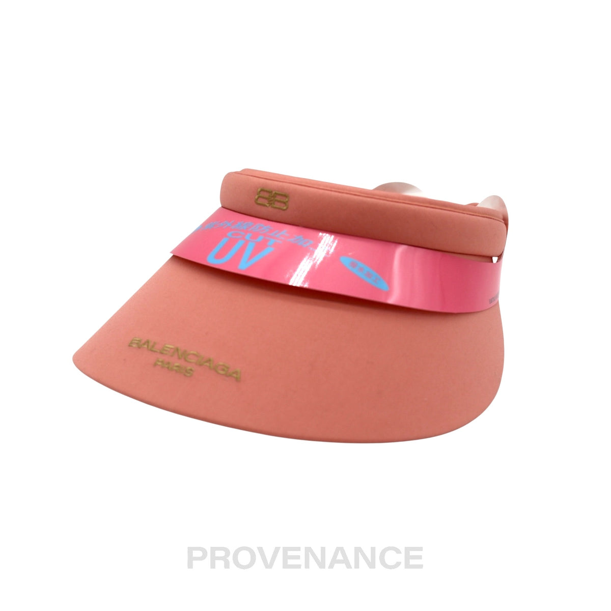 🔴 Balenciaga BB Logo Visor - Powder Pink