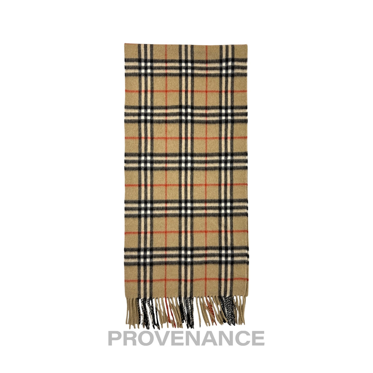 🔴 Vintage Burberrys Scarf Nova Check 100% PURE CASHMERE