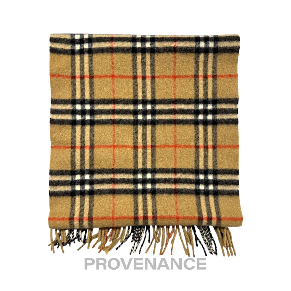 🔴 Vintage Burberrys Scarf Nova Check 100% PURE CASHMERE