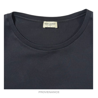 🔴 Saint Laurent Paris SLP Logo T Shirt - Black L
