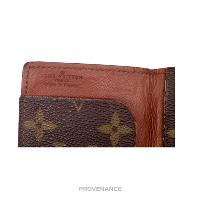 🔴 Louis Vuitton Pocket Organizer Card Wallet  - Monogram Small "f"
