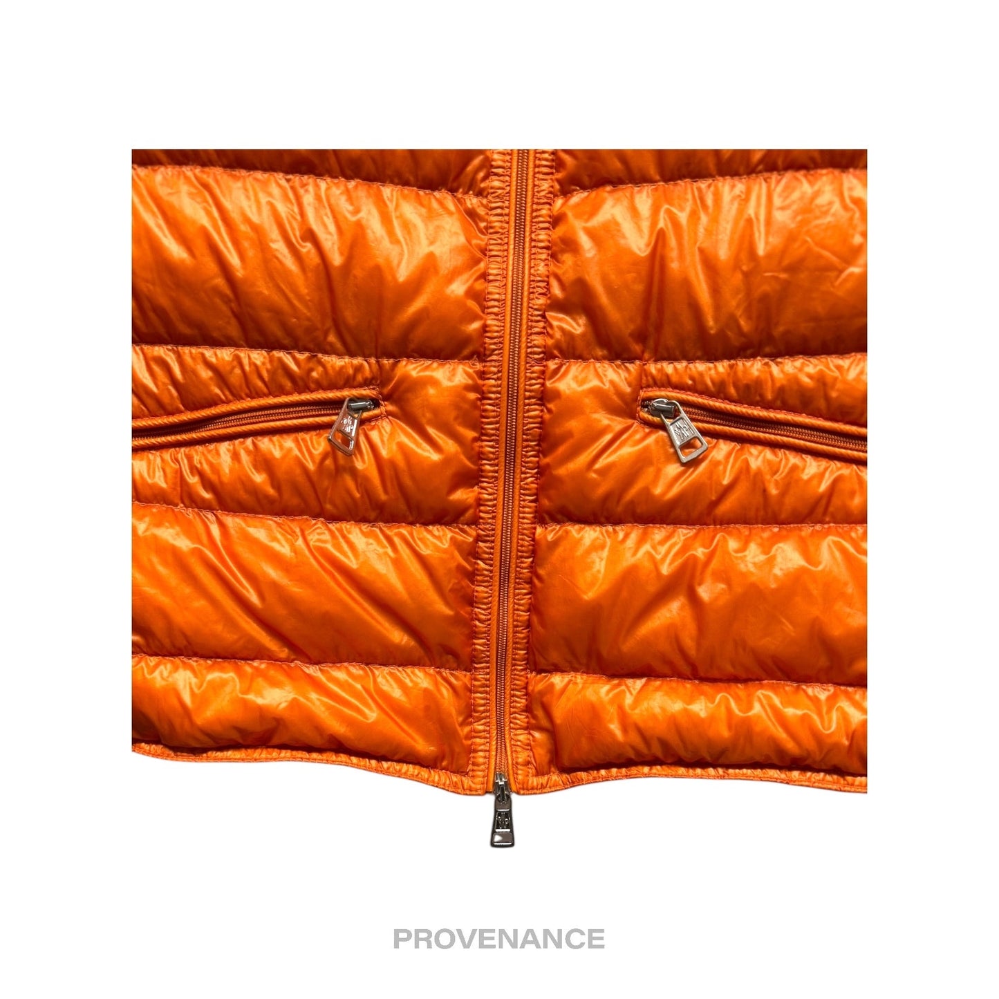 🔴 Moncler Gui Down Vest - Orange 2 M