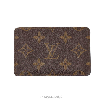 🔴 Louis Vuitton Card Holder Wallet - Monogram Small "f"