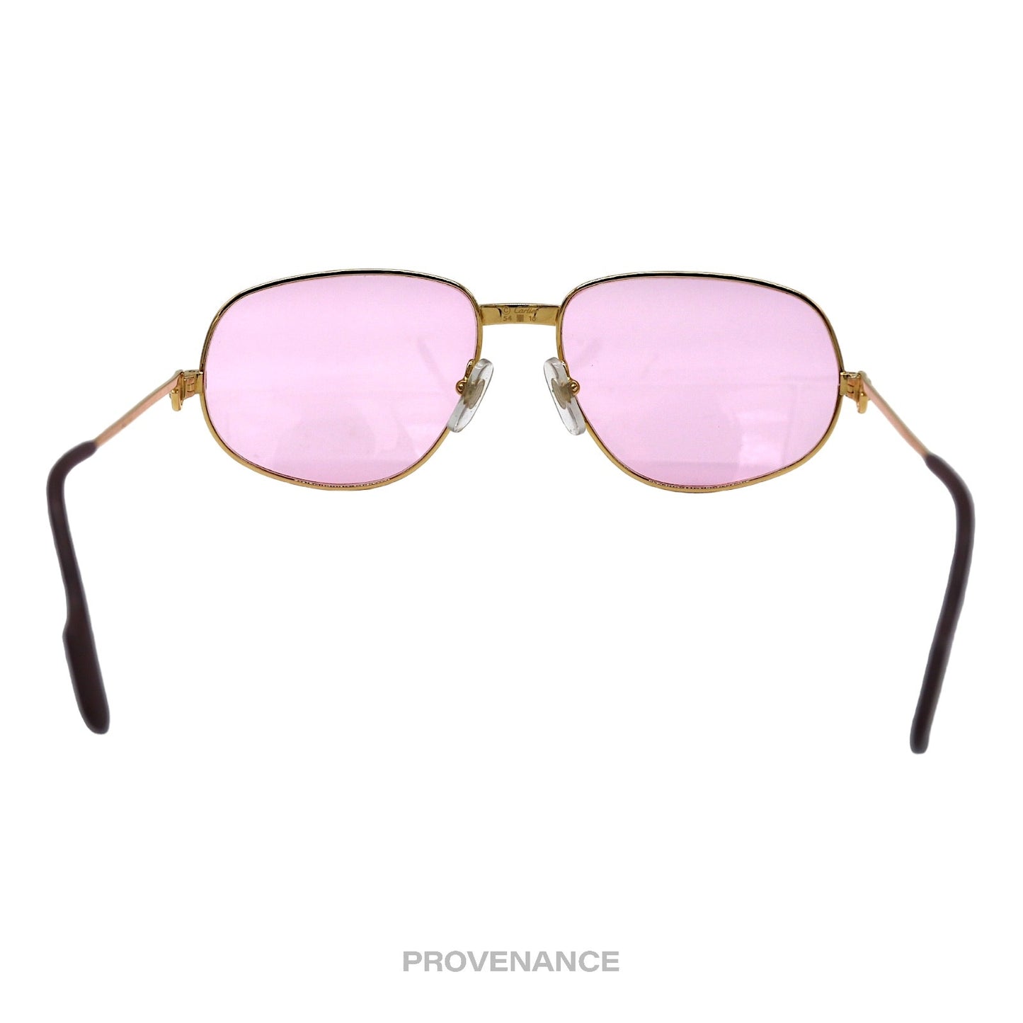 🔴 Cartier Romance Louis (Drake) Sunglasses - Gold Pink 54