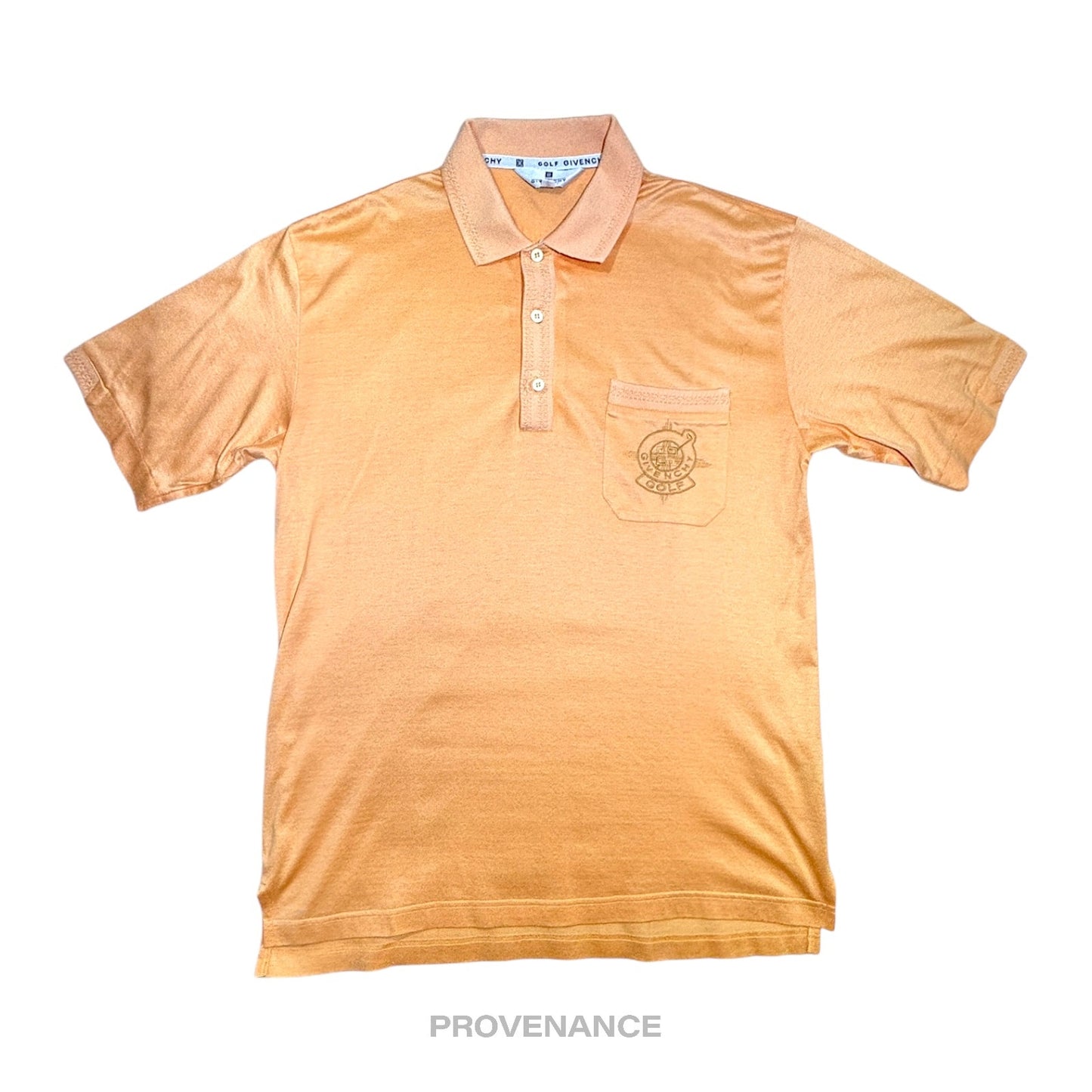 🔴 Givenchy Embroidered  Golf 4G Polo Shirt - Peach M