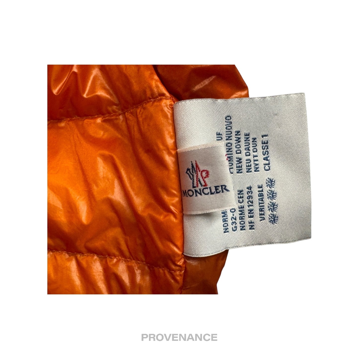 🔴 Moncler Gui Down Vest - Orange 2 M