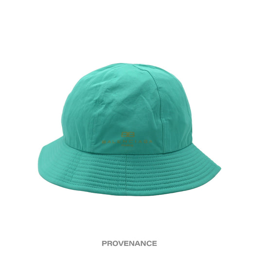 🔴 Balenciaga BB Logo Embroidered Bucket Hat - Turquoise