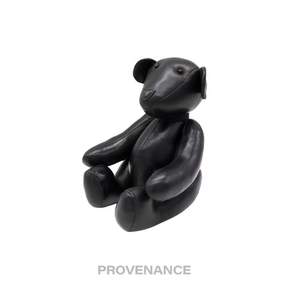 🔴 Gucci Teddy Bear - Black Calfskin Leather