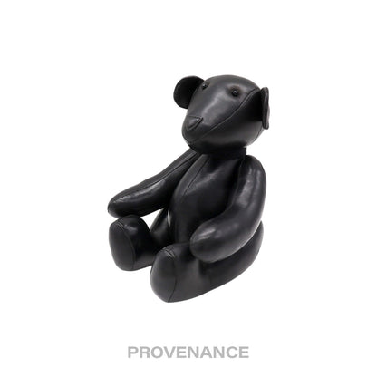 🔴 Gucci Teddy Bear - Black Calfskin Leather