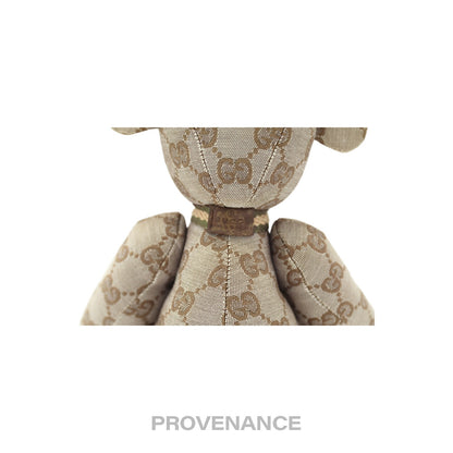 🔴 Gucci Teddy Bear - GG Canvas Tan