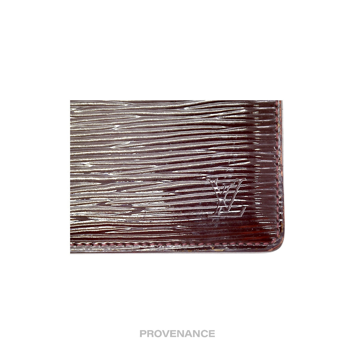 🔴 Louis Vuitton Card Holder Wallet - Burgundy Electric Epi