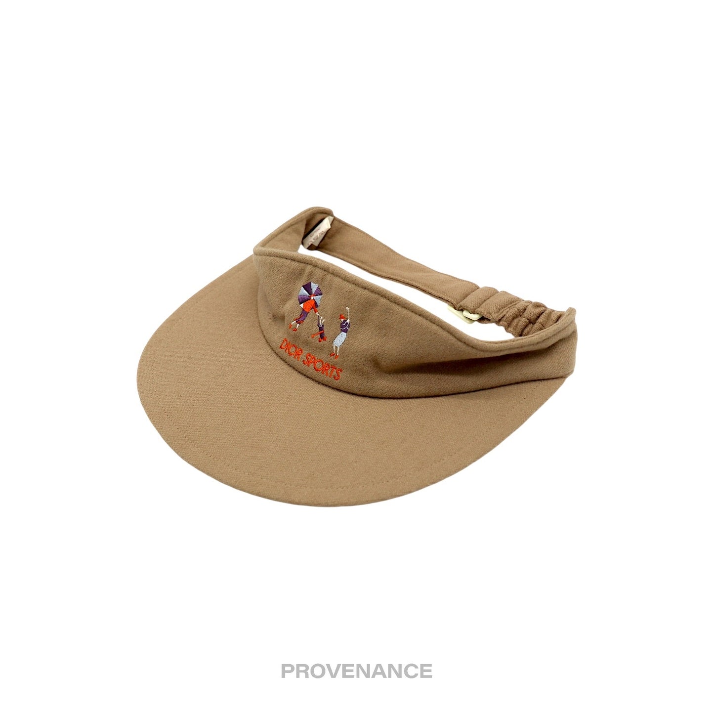 🔴 Dior Sports Golf Embroidered Visor - Sand