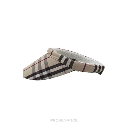 🔴 Burberry Golf Visor - Nova Haymarket Check