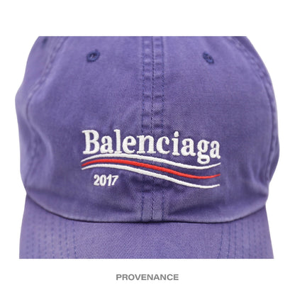 🔴 Balenciaga Campaign Cap - Washed Blue