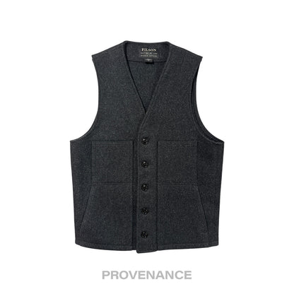 🔴  Filson Mackinaw Wool Vest - Charcoal 36