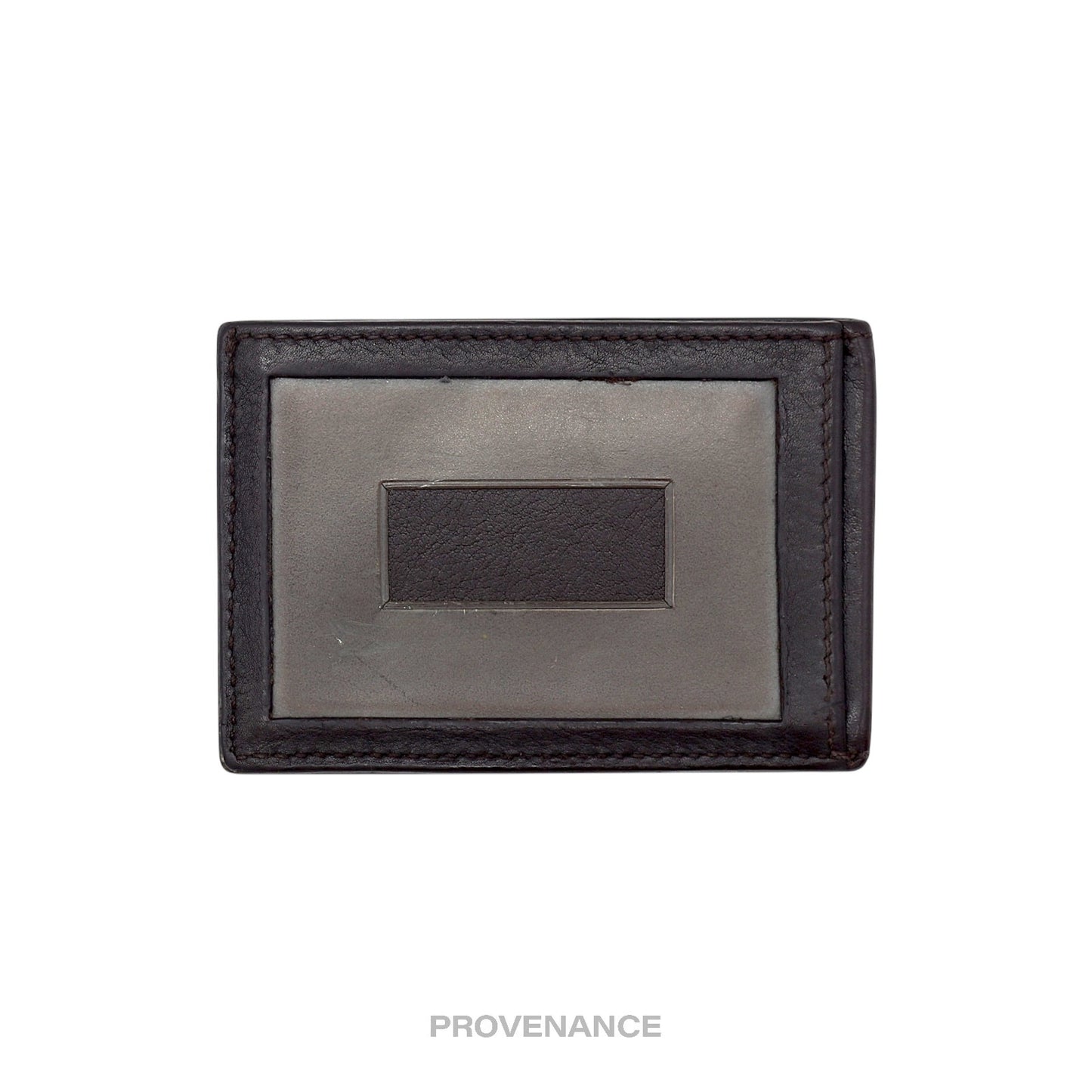 🔴 Gucci Card Holder Wallet - Dark Chocolate MicroGuccissima