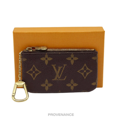 🔴 Louis Vuitton Key Pouch Cles -  Monogram