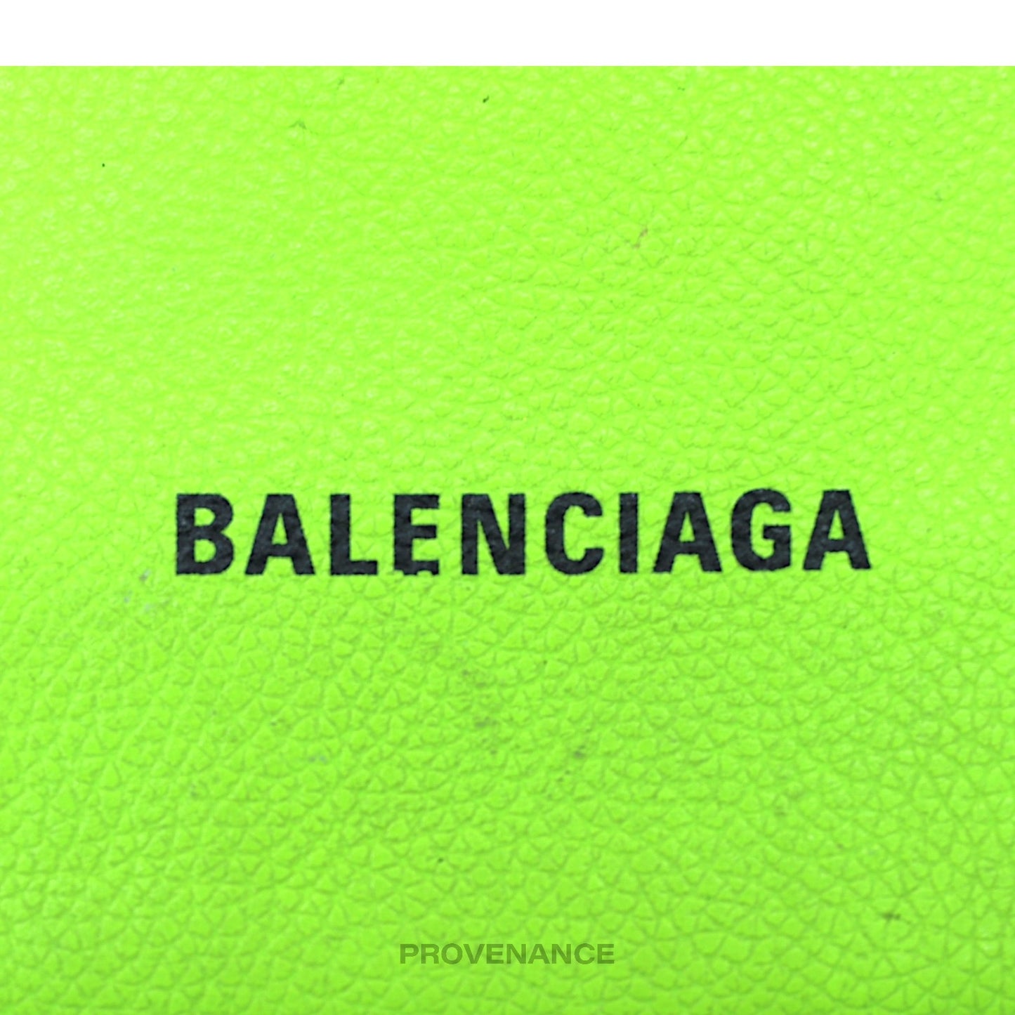 🔴 Balenciaga Logo Fragment Zip Card Wallet - Neon