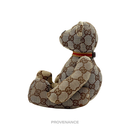 🔴 Gucci Teddy Bear - GG Canvas Tan