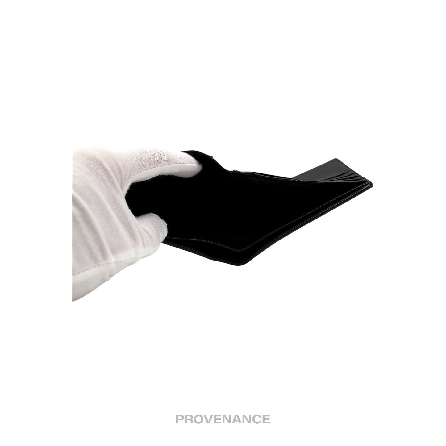 🔴 Balenciaga 8CC Logo Bifold Wallet - Black