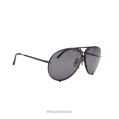 🔴 Porsche 5621 Vintage Sunglasses (Kim Kardashian) - Black