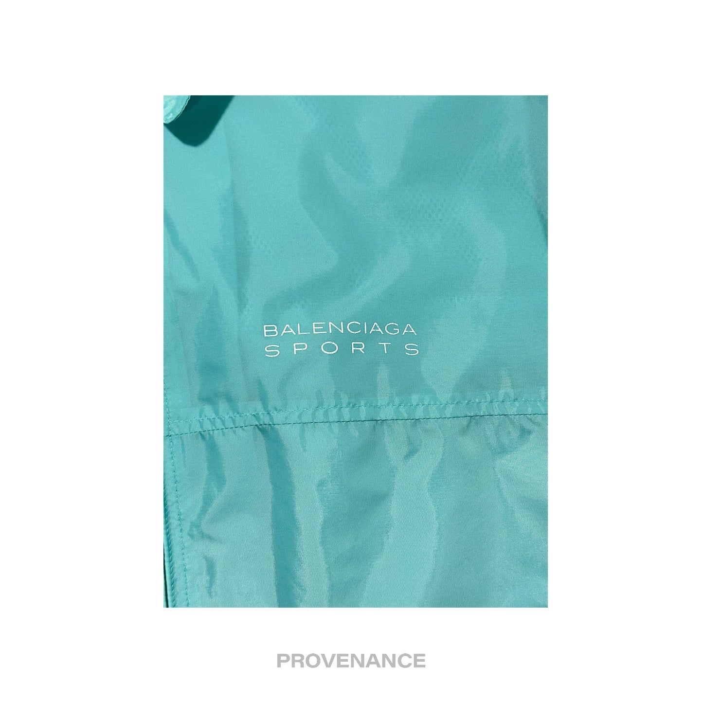 🔴 Balenciaga Sport Windbreaker Jacket - Teal