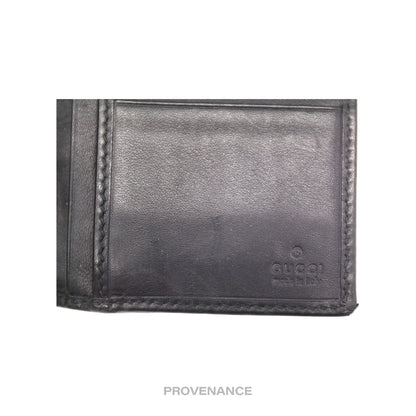 🔴 Gucci Pocket Organizer Wallet - Black GG Guccissima