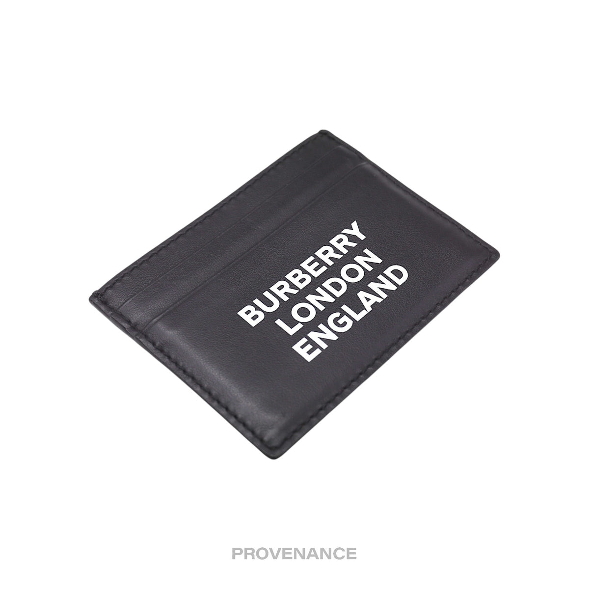 🔴 BURBERRY LONDON ENGLAND Card Holder Wallet - Black