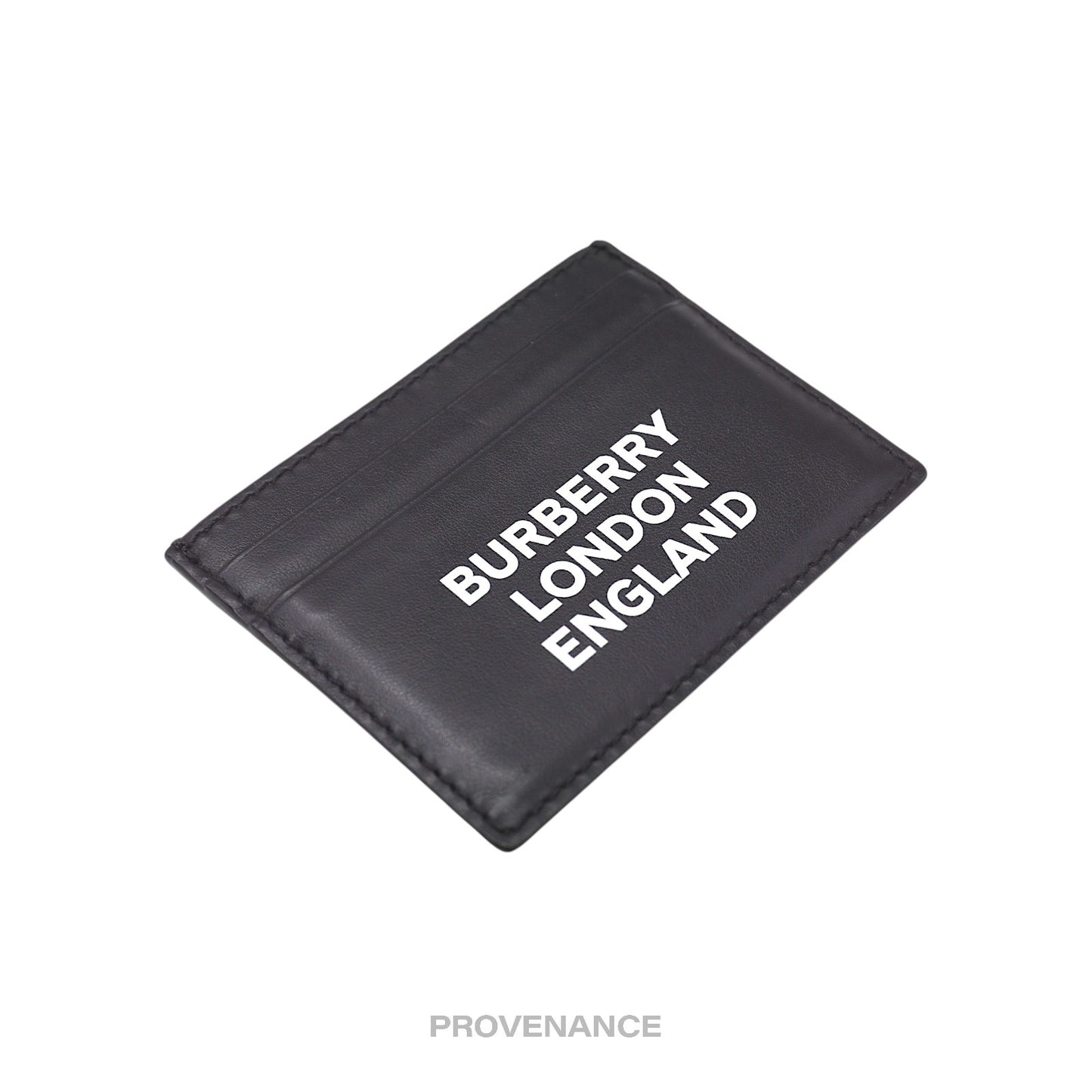 🔴 BURBERRY LONDON ENGLAND Card Holder Wallet - Black
