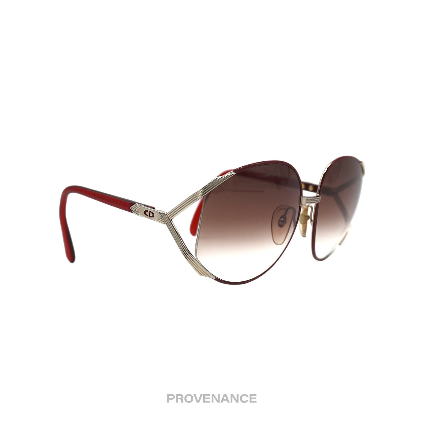 🔴 Christian Dior Optyl Vintage Sunglasses 2250 - Red