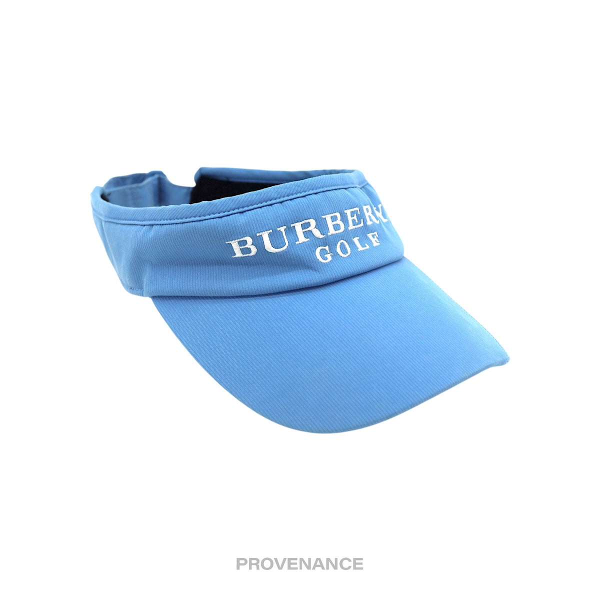 🔴 Burberry Golf Logo Embroidered Visor - Sky Blue
