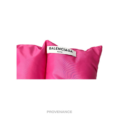 🔴 Balenciaga Puffer Down Scarf - Pink